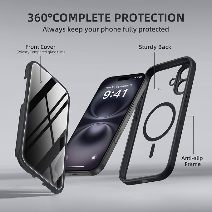 BERFY Magnetic for iPhone 16 Plus Case, Compatible - Image 9
