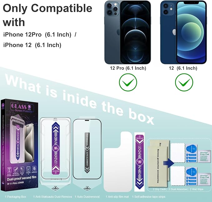 2 Pack Screen Protector Tempered Glass - Image 2