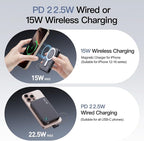 2025 Latest Magnetic Wireless Power Bank, 12800mAh Portable Charger - Image 4