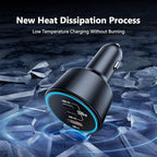 USB C Car Charger Fast Charging 200W, Dual PD 100W Type C Car Charger, - Image 6