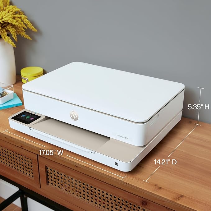 HP Envy 6155e Wireless All-in-One Color Inkjet Printer, Duplex Printing - Image 3