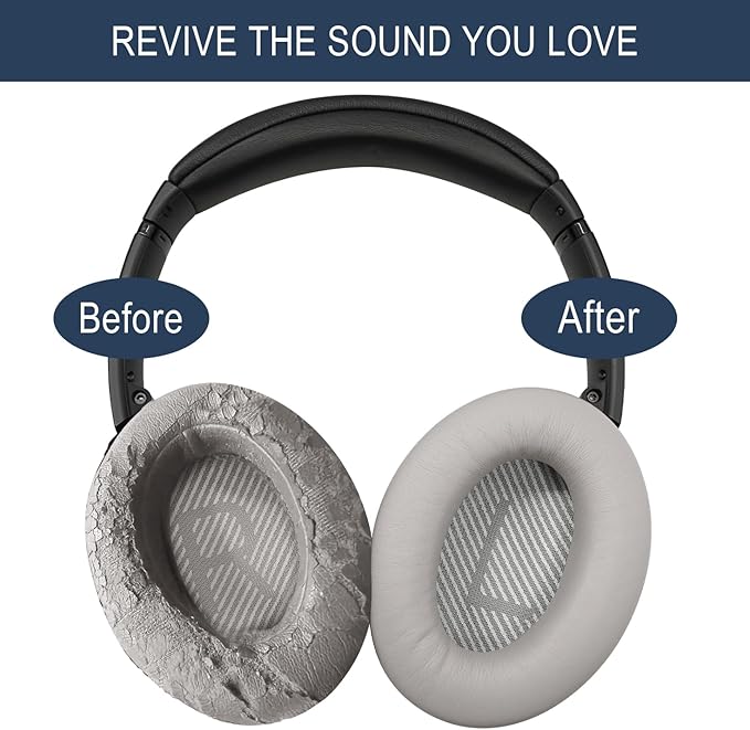 Premium Replacement Ear Pads for Bose QC35 & QC35ii Headphones Made by GEVO - Image 5