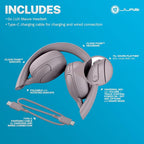 JLab Go Lux ANC Wireless Headphones, Hybrid Active Noise Cancelling, Premium - Image 7