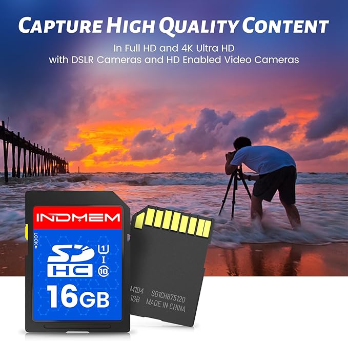 INDMEM SD Card 16GB, High-Speed Secure Digital Cards - Image 6