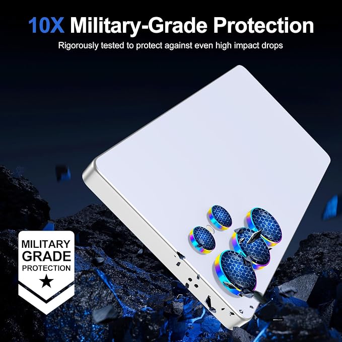 for Samsung Galaxy S25 Ultra Camera Lens Protector, Individual Metal Ring - Image 5