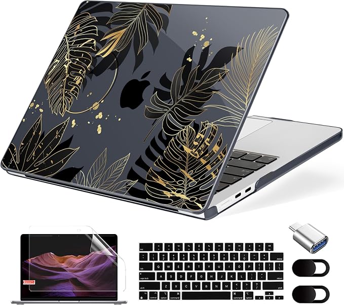Compatible with MacBook Air 13.6 inch Case, M4 A3240/M3 A3113/M2 A2681 by MecBevia
