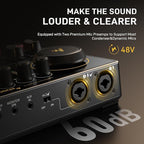 MAONO Podcast Equipment Bundle for 2: Audio Interface Mixer - Image 7
