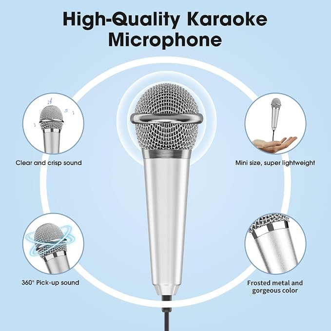 Mini Microphone for iPhone iPad Small ASMR Tiny Microphone for Voice Video - Image 4