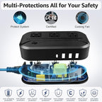 Voltage Converter US to Europe 2300W Power Converter 220v to 110v, Travel - Image 5