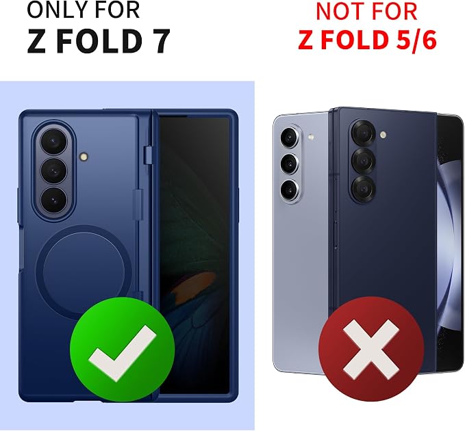 MOBOSI for Z Fold 7 Case with Privacy Screen Protector, Magnetic Slim Phone - Image 6