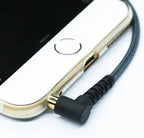 100cm Right Angle 4 Pole 3.5mm 1/8 inch Male to 4 Pole 3.5mm 1/8 inch Female - Image 6