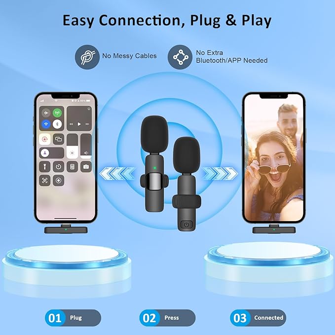 MAYBESTA Wireless Lavalier Microphone - Image 4