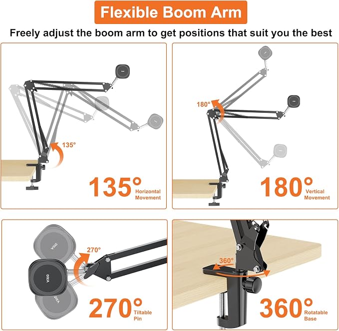UURIG Overhead Phone Mount Stand - Image 5