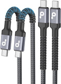 USBC to USBC Cable 10FT, Long Type C Fast Charging Cable Nylon Braided USB-C by PRAKIE