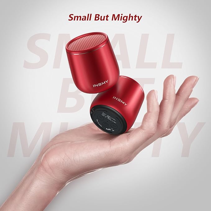 INSMY Small Bluetooth Speaker, Waterproof Mini Portable Wireless Speaker - Image 2