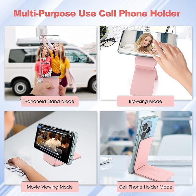 Phone Stand, Foldable Magnetic Phone Tripod, Angle Adjustment & Strong Magnets - Image 2