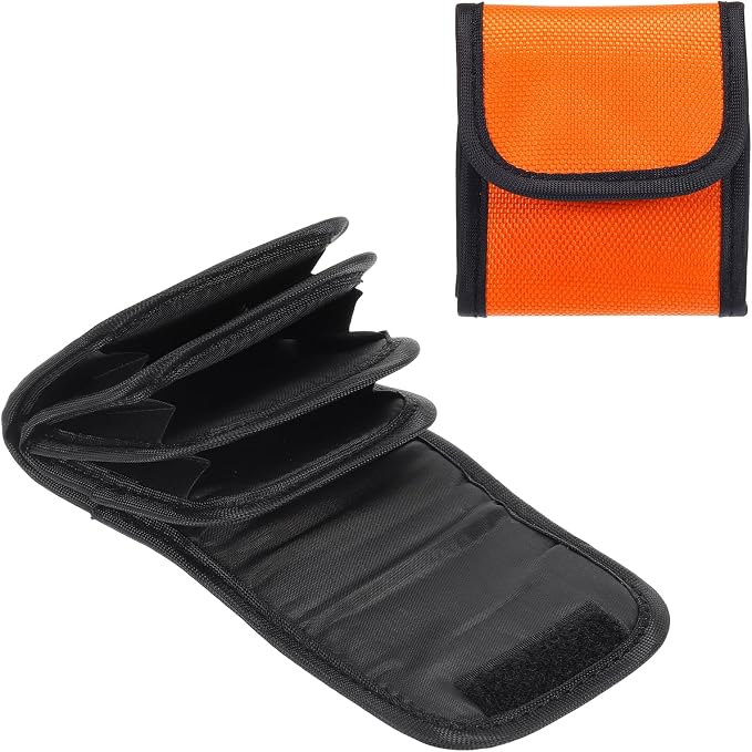 PATIKIL Lens Filter Case, 4-Pocket Camera Filter Case Portable Lens Filter by PATIKIL