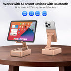JTEMAN Cell Phone Stand with Bluetooth Speaker and Charging Function, Birthday - Image 6