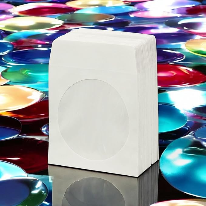BestDuplicator White CD/DVD Paper Sleeves - Image 9