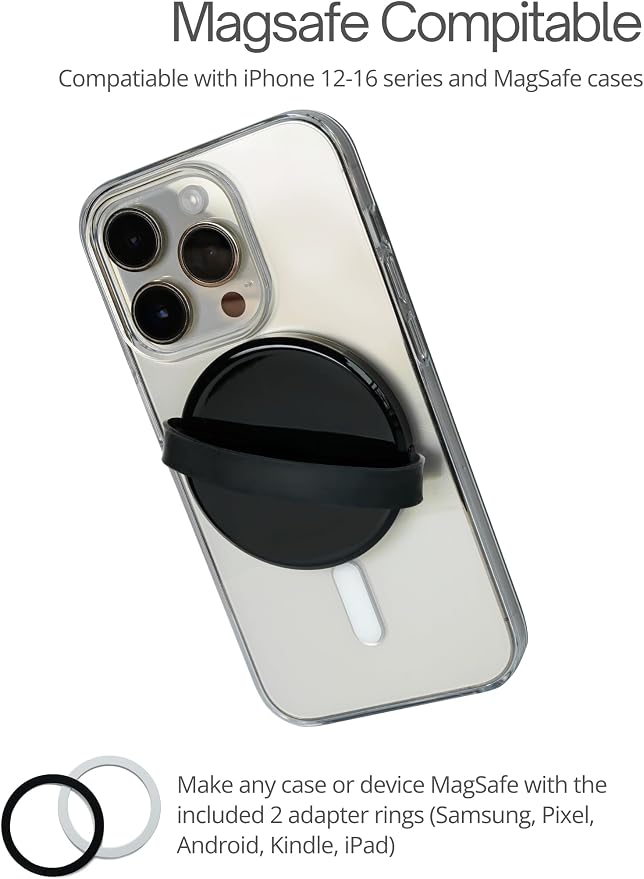 Heesch Magnetic Phone Grip for Back of Phone Ring Holder for Phone Case - Image 2