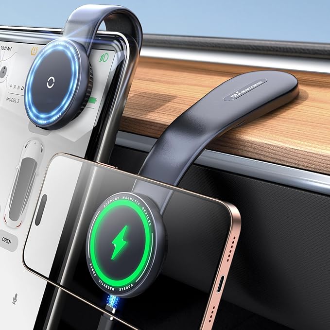 eSamcore for Magsafe Car Mount Charger, Wireless Magnetic Car Phone Holder by eSamcore