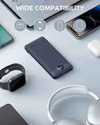 VRURC Portable Charger Built-in Cables and AC Wall Plug, USB C Power Bank - Image 7