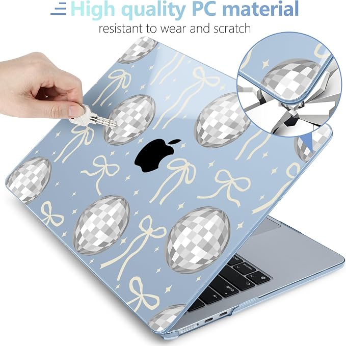 MEEgoodo for M4/M3/M2 MacBook Air 15.3 inch Case 2025 2024 2023, Case Fit Model - Image 4
