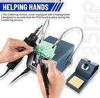 HengTianMei 720W Hot Air Soldering Station 2-IN-1 SMD Soldering Iron Station - Image 2