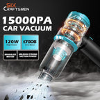 Handheld Car Vacuum with 15000PA Power, 4 in 1 Small Powerful Cordless Vacuum - Image 2