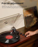 ANGELS HORN Vinyl Record Player Turntable - Image 4