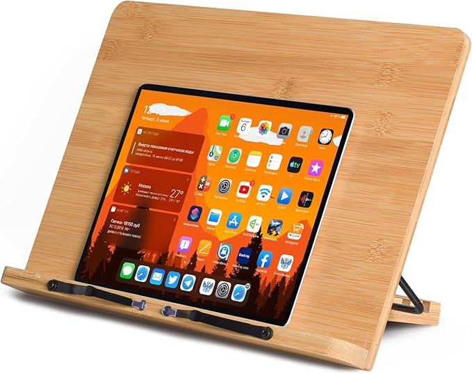 Extra Large Tablet Stand for Desk, Adjustable Holder for Touch Screen Tablets - Image 9