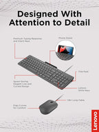Lenovo 310 USB-A Wired Keyboard Mouse Combo, Quiet Keys, Ultra-Slim Gaming - Image 3