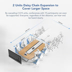 NUROUM A15 Conference Speaker and Microphone, Portable&Scalable Bluetooth - Image 7