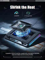 llano V10 Gaming Laptop Cooling Pad, RGB Laptop Cooler Stand - Image 2