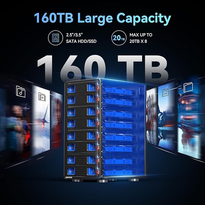 8 Bay Hard Drive Enclosure - Image 2