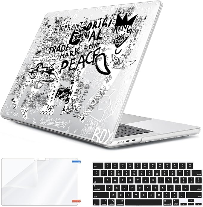 for 2025 2024 2023 2022 MacBook Air 13 inch Case M4 A3240 M3 A3113 M2 A2681 by HOHAIYOO