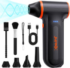 X117 Compressed Air Duster-150000RPM Super Power Electric Air Duster, 3-Gear by JUFINX