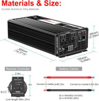 Xijia 2000W Pure Sine Wave Inverter DC 36v Inverter to 120v ac 60HZ Solar - Image 5