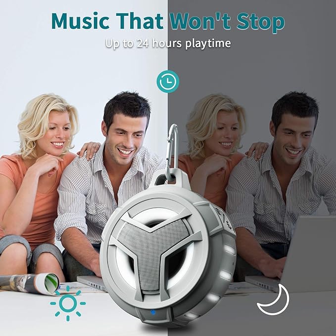 EBODA Shower Bluetooth Speaker, IPX7 Waterproof Portable Floating Speakers - Image 7