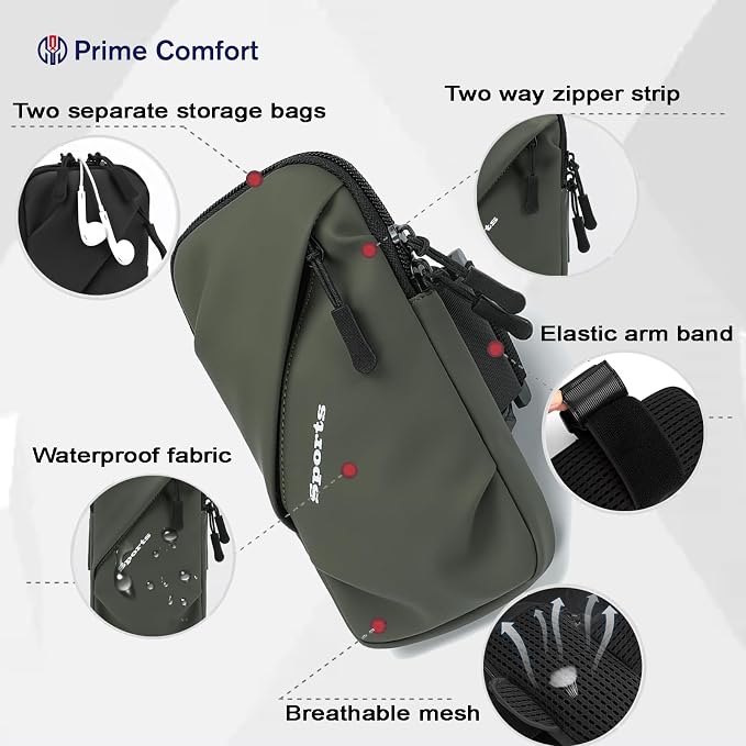 Phone Holder Arm Bands, Small Crossbody Shoulder Holsters Bag - Image 2