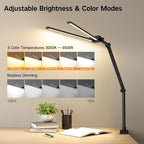 OUTON 29.5" LED Desk Lamp with Clamp - Image 5