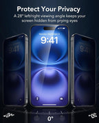 ESR 3 Pack for iPhone 16 / iPhone 15 Privacy Screen Protector, Anti-spy - Image 3