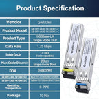 5 Pairs 1.25G BIDI SFP Single Mode Fiber Module Network Transceiver, LX SM - Image 7