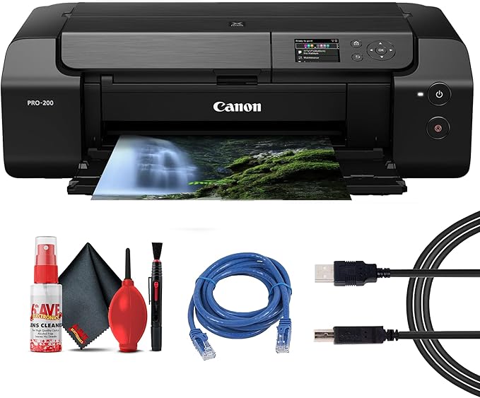 Canon PIXMA PRO-200 Wireless Inkjet Photo Printer | 13x19 Borderless Printing | by Canon