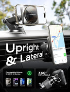 CHGeek for 15W Magsafe Car Mount Charger, iPhone Wireless Car Charger Magnetic - Image 8