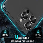 YWXTW Camera Lens Protector for iPhone 15 Pro/iPhone 15 Pro Max, Tempered Glass - Image 3