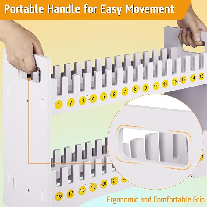 Cell Phone Holder Classroom Cell Phone Storage 2-Tier Multiple Cell Phone Stand - Image 5