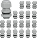20 Pcs 3/8" NPT Nylon Cable Glands, IP68 Waterproof Adjustable Cord Grip Cable by Bonsicoky