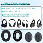 Replacement Earpads Cushions for Bose QuietComfort 35 & Quiet Comfort 35 II - Image 3