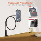 Gooseneck Kindle Holder for Reading in Bed, 360° Adjustable Cell Phone Stand - Image 3